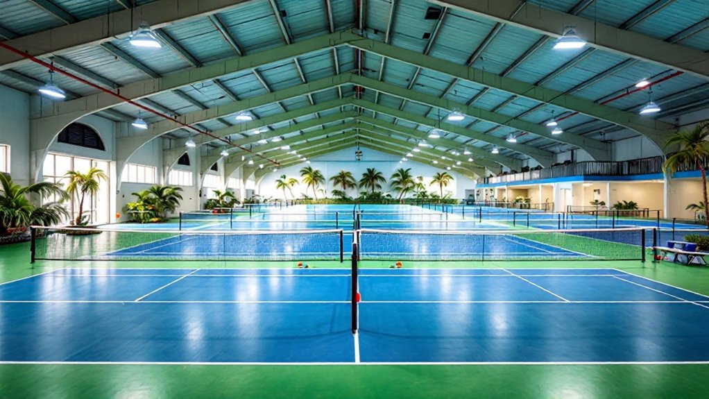 indoor pickleball tournament excitement